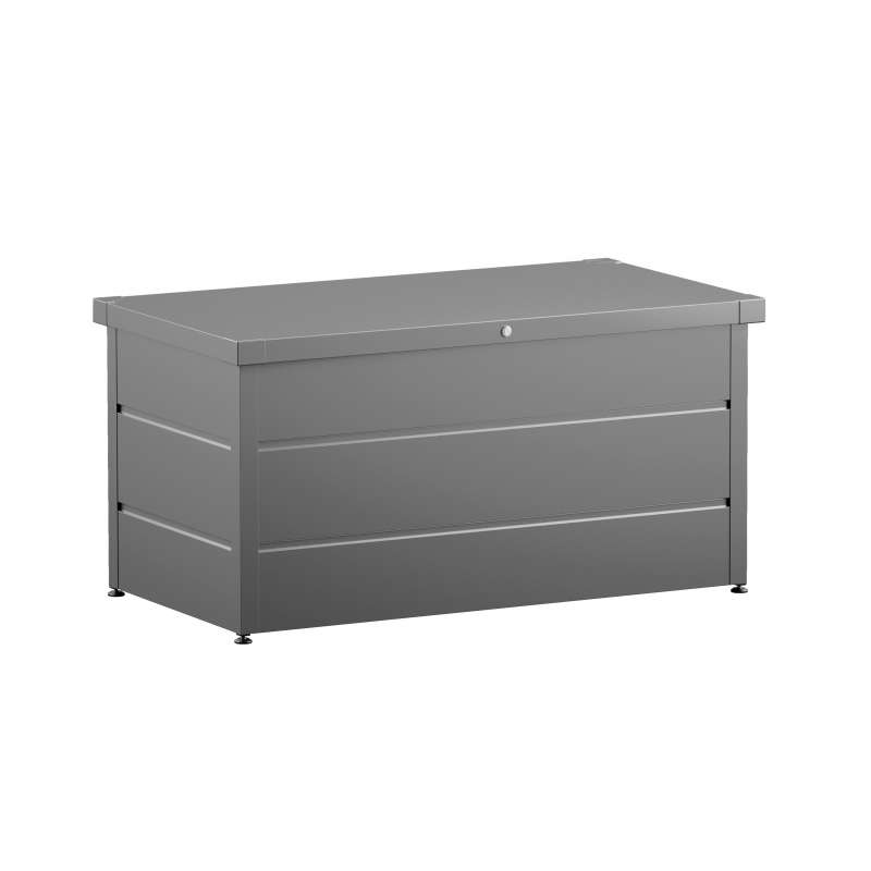 Hörmann Juno Gartenbox Modern Typ 1320 RAL 9007 Graualuminium 136 x 67,5 x 72,5 cm