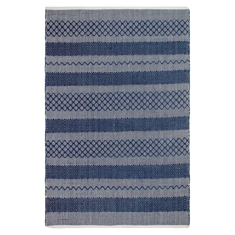 Fab Hab Outdoorteppich Mir Blue aus recycelten PET-Flaschen blau 180x270 cm