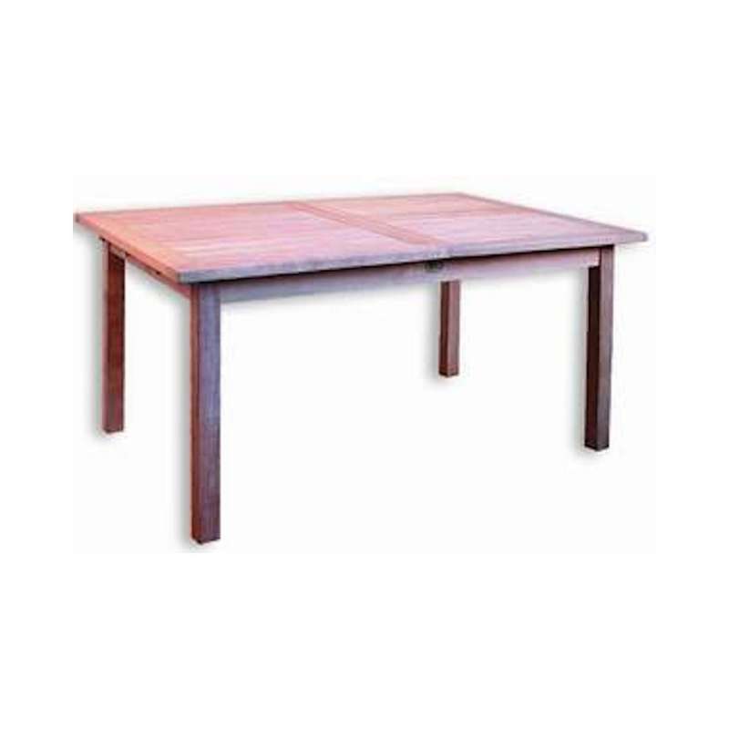 Inko Teakholz-Auszugstisch Bora 150/200x100x75 cm Tisch ausziehbar Holztisch