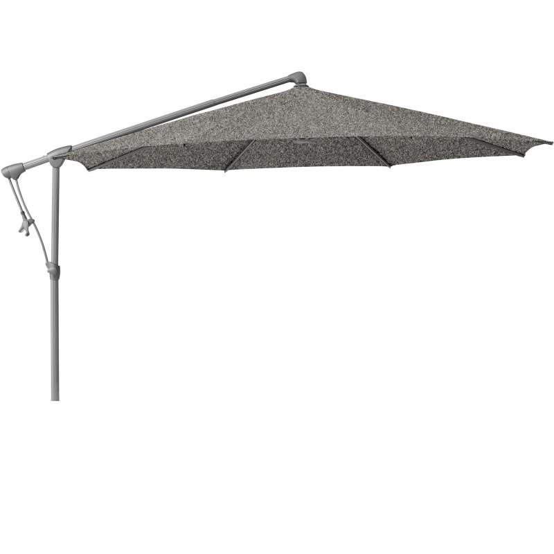 GLATZ Sonnenschirm SUNWING® C+ rund ø 330 cm Stoffklasse 5 Platinum 667