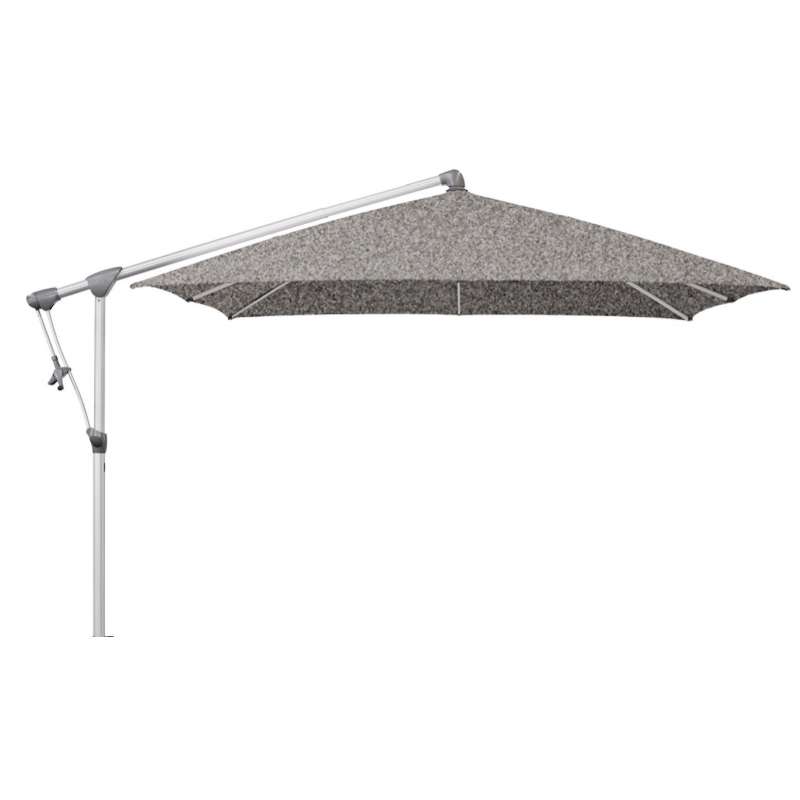 GLATZ Sonnenschirm SUNWING® C+ 260 x 260 cm Stoffklasse 5 Platinum 667