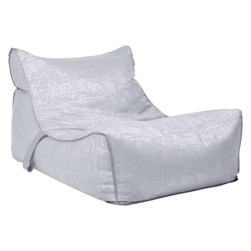 Stern Chillsessel Matti Outdoorstoff hellgrau/seidengrau 120x78 cm Loungesessel Sitzsack Sessel