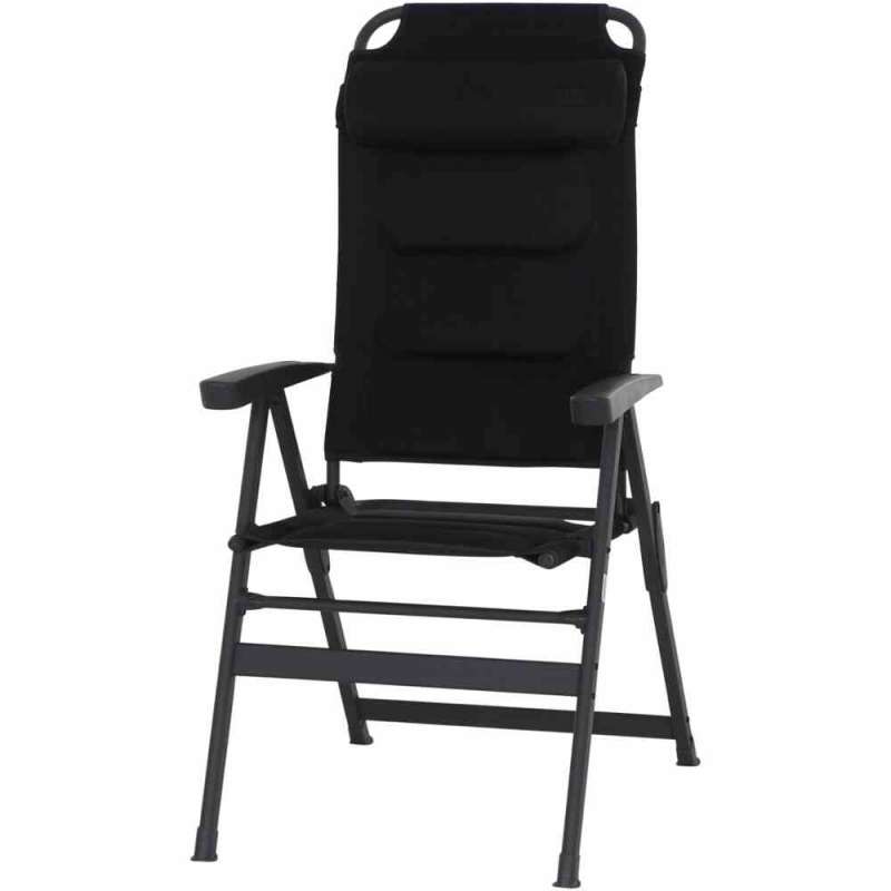 Siena Garden Campingsessel PREMIUM, 6-fach verstellbar, 67,5 x 61 x 121 cm anthrazit M31070