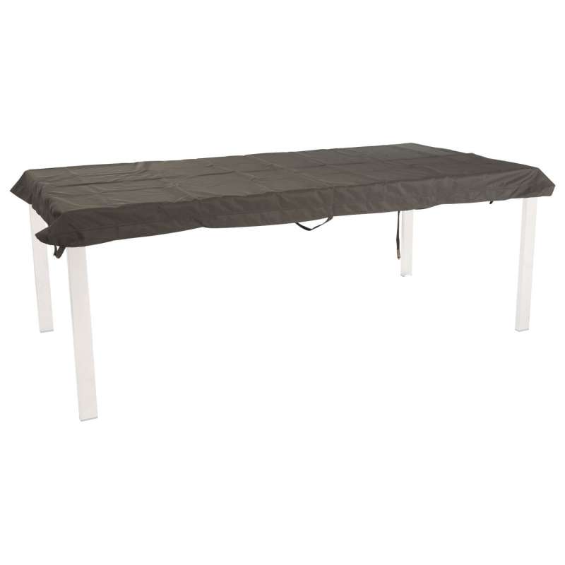 Stern Schutzhülle für Tisch 200x100 cm Polyester grau mit Bindebändern Klettverschluss