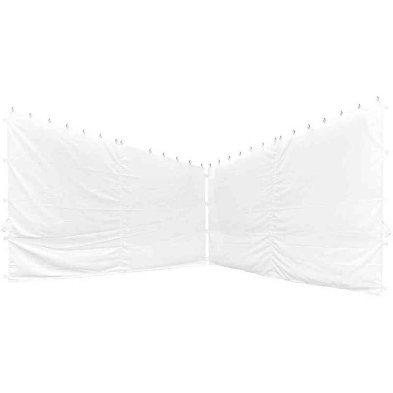 Siena Garden Seitenteile BERLINO, 2 teilig weiß für Berlino Pavillon 400 x 400 cm H56782