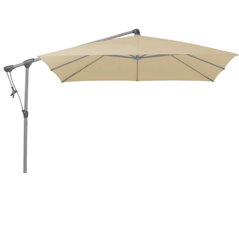 GLATZ Sonnenschirm SUNWING® C+ 260 x 260 cm Stoffklasse 4 Cream 422