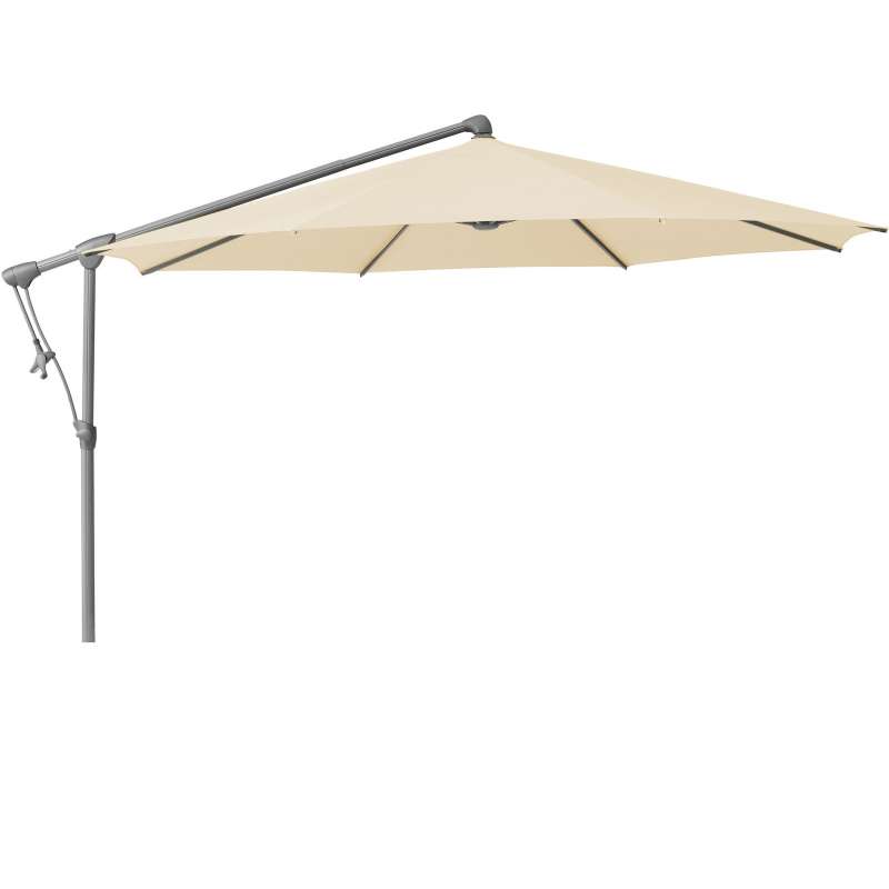 GLATZ Sonnenschirm SUNWING® C+ easy rund ø 265 cm Stoffklasse 2 Eggshell 150