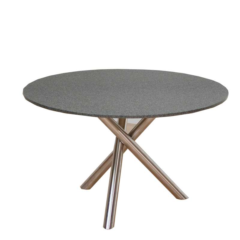 SIT Mobilia Gartentisch Modell Tubo Edelstahl / HPL rund Ø 120 cm 310/2211-12