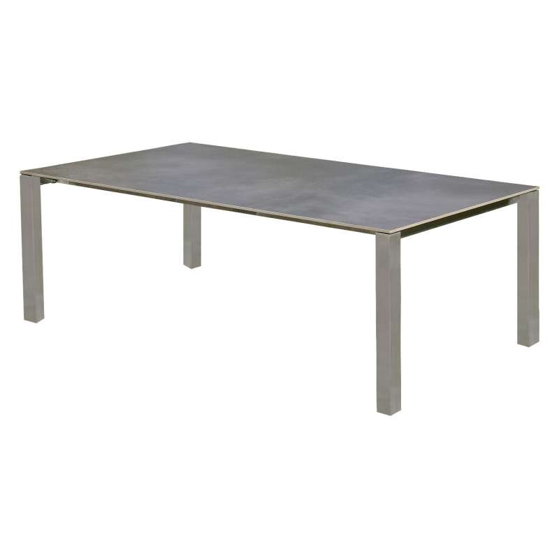 SIT Mobilia Gartentisch Domingo Edelstahl/wählbare Tischplatte 240x110 cm Tisch Terrassentisch