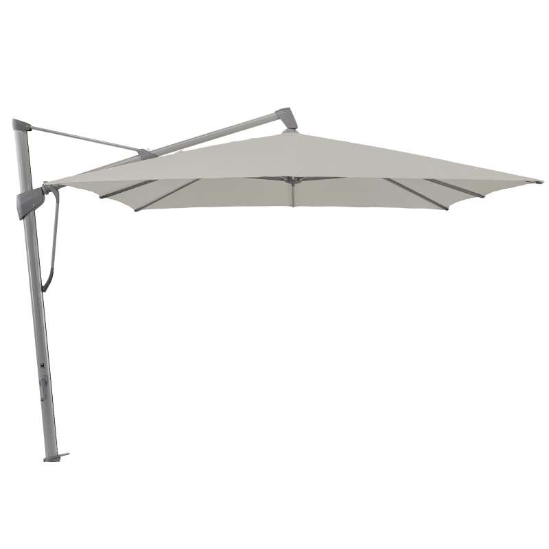 GLATZ Sonnenschirm SOMBRANO® S+ easy 350 x 350 cm Stoffklasse 2 Ash 151