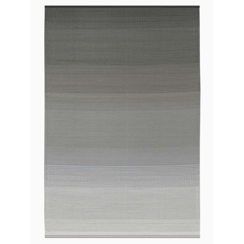 Fab Hab Outdoorteppich Big Sur aus recyceltem Plastik Ash grau wetterfest 240x300 cm