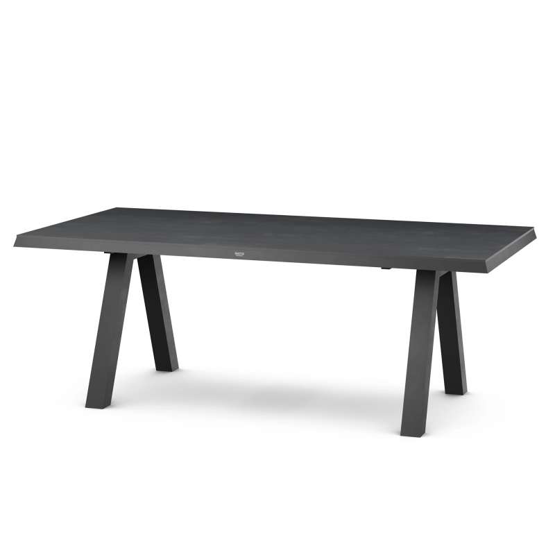 Siena Garden Tirana Dining Tisch, ausziehbar – 160/200 x 90 cm Aluminium (matt anthrazit) & HPL Tita