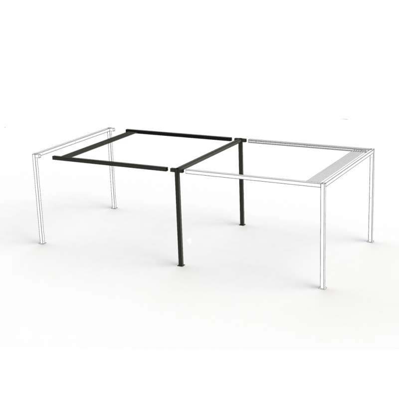 Siena Garden Pergola Basis Erweiterung SCHATTENMANUFAKTUR® LIBERA, 307x315x218 cm P11807