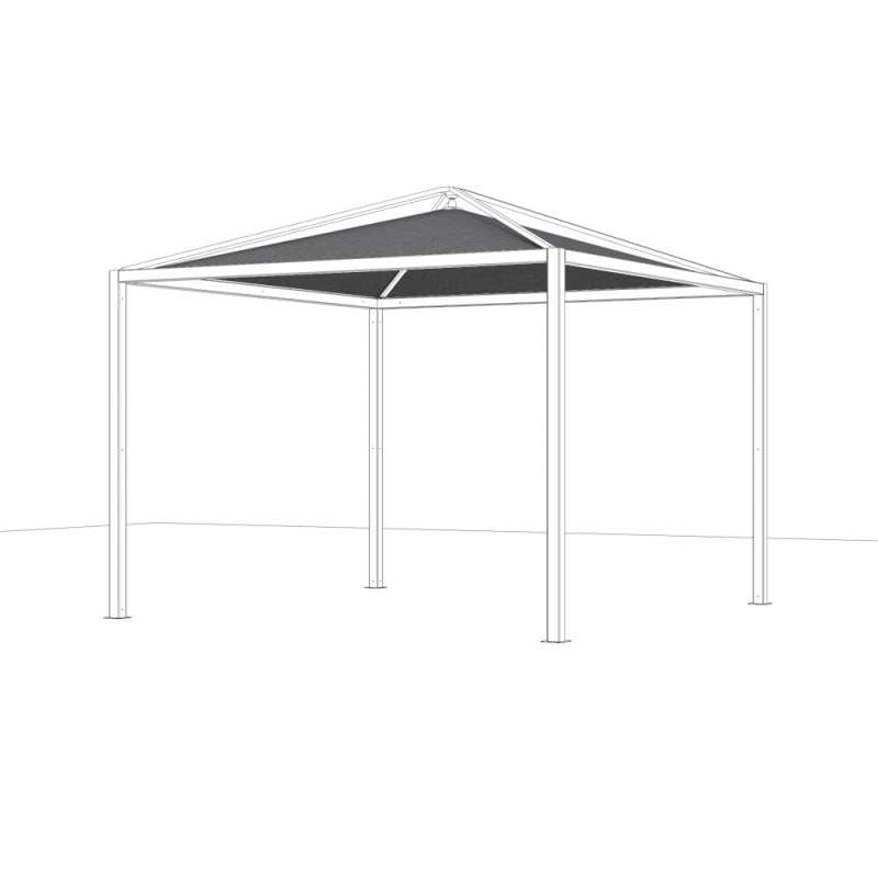 Siena Garden Dachbezug SCHATTENMANUFAKTUR® COMUNA, 300x300 cm P31660