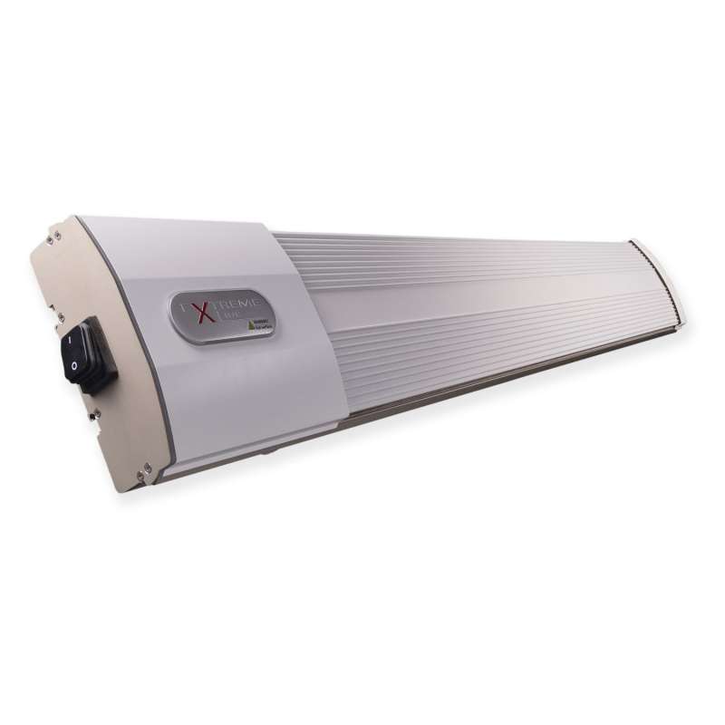 ExtremeLine HeatZone weiß Keramik Dunkelstrahler 1800 W mit ExRemote Steuerungssystem Heizstrahler
