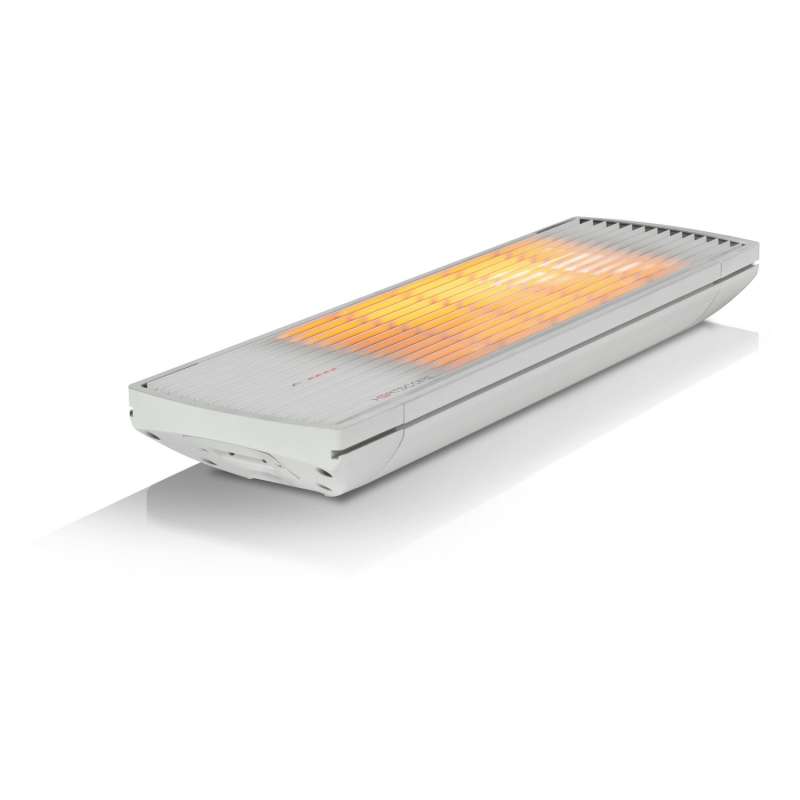 Heatscope Spot Heizstrahler 1600 W Heizelement Carbonstrahler schwarz oder weiß mit IR-Fernbedienung