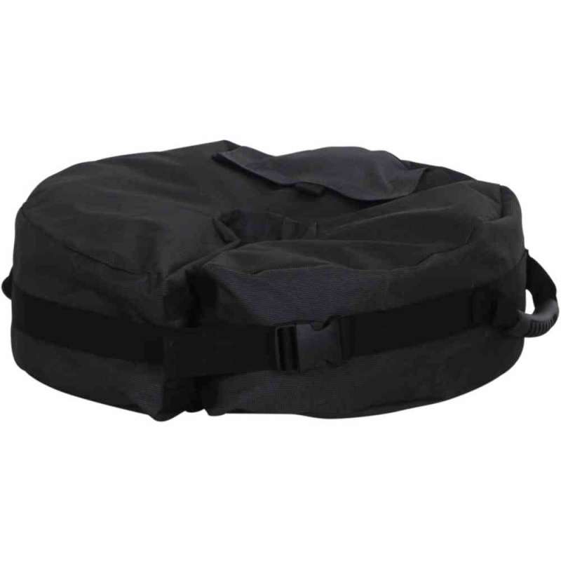Siena Garden Beschwerungssack UNIVERSAL, Ø 45 cm, Ø 45x15 cm, aus Polyester 600D in anthrazit M35966