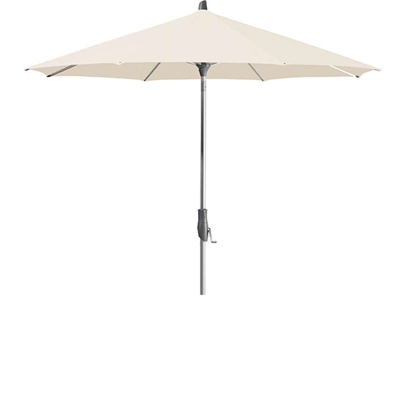 GLATZ Sonnenschirm ALU-TWIST easy rund ø 270 cm Stoffklasse 2 Eggshell 150