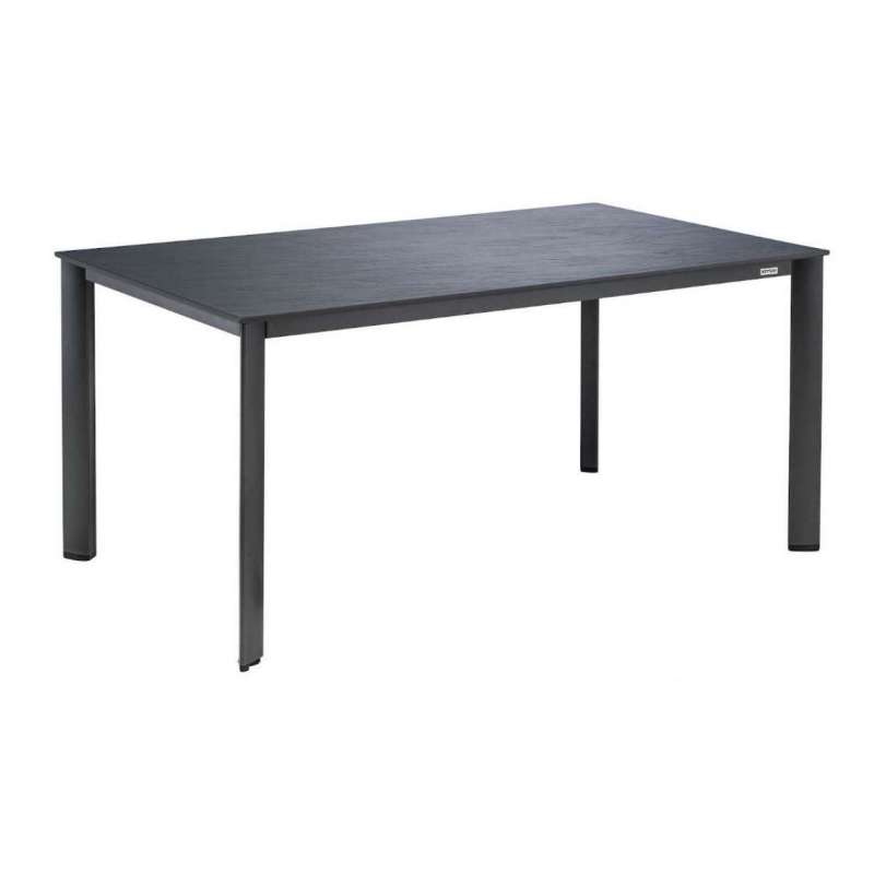 Kettler 7-teilige Sitzgruppe Cirrus/Edge Aluminium anthrazit/Kettalux schieferoptik 160x95 cm