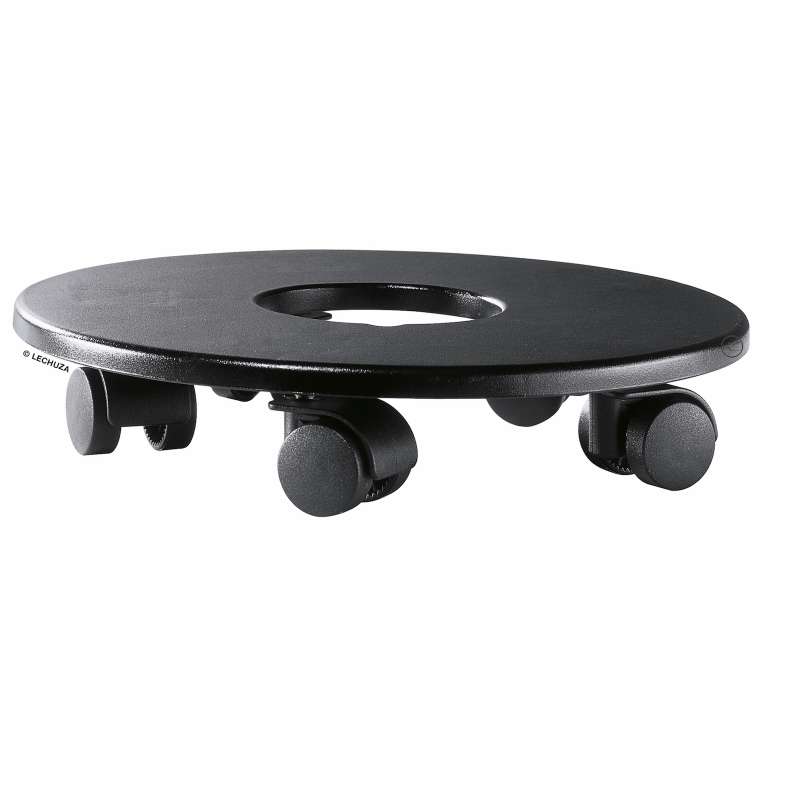Lechuza Rolluntersatz Classico/Quadro/Puro/Cube/Canto/Cursivo 40/43/50/60/70 schwarz Rolluntersetzer