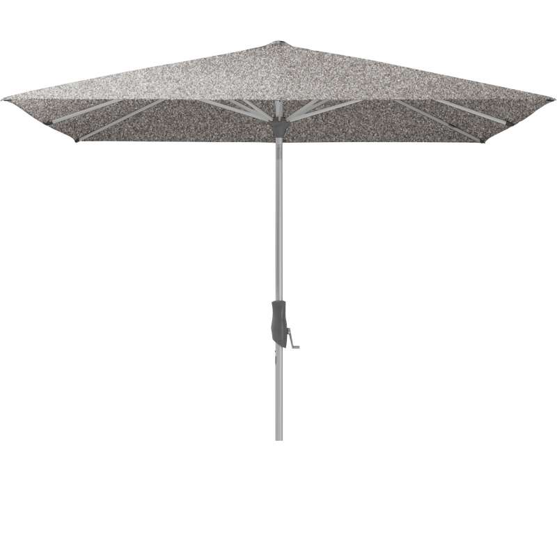 GLATZ Sonnenschirm ALU-TWIST 210 x 150 cm Stoffklasse 4 Smoke 420