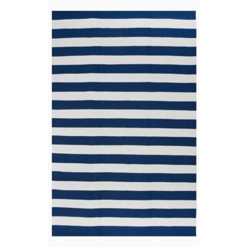 Fab Hab Nantucket Outdoorteppich 240 x 300 cm Blue&White aus recycelten PET-Flaschen blau/weiß