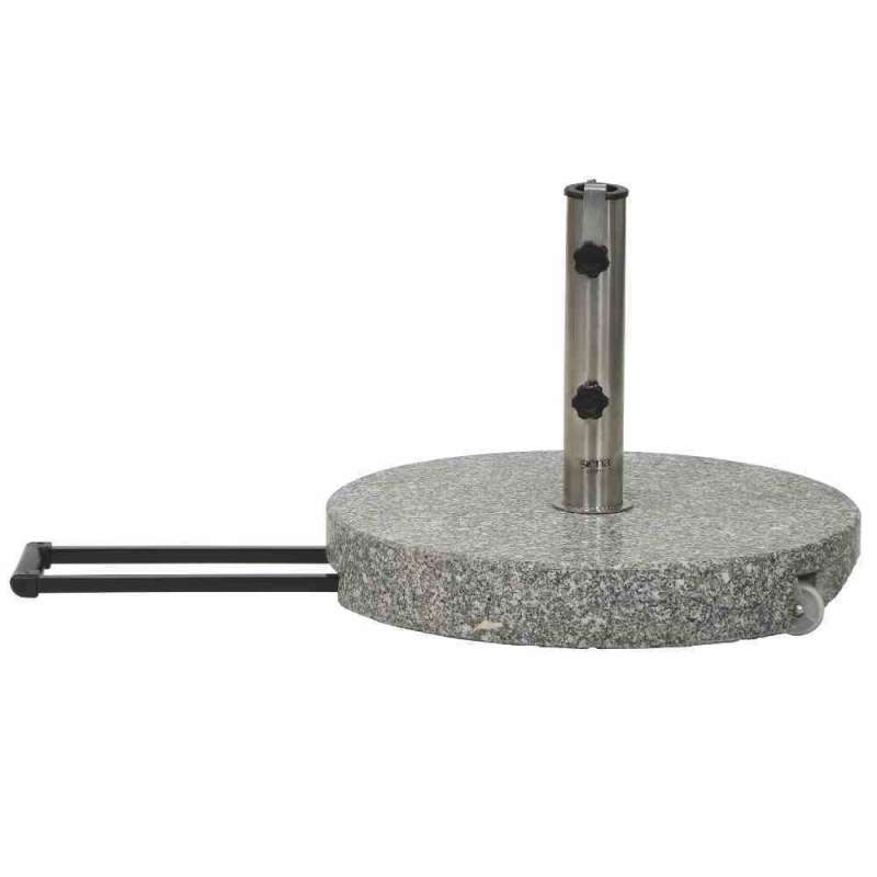Siena Garden Schirmständer GRANIT, 40 kg, Ø 50x7,5 cm 431522