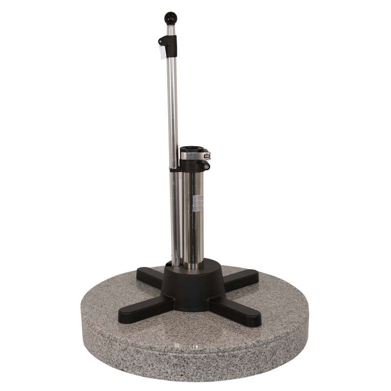 Liro Schirmständer Midi 70 K mit Schnellspannung Granit Ø 64 grau G70K-64-05