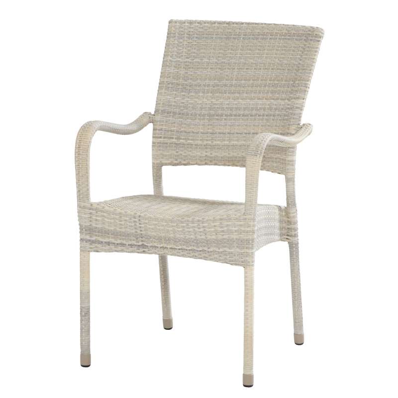 4Seasons Outdoor Stapelstuhl Dover Polyrattan Provance Loungestuhl 212822