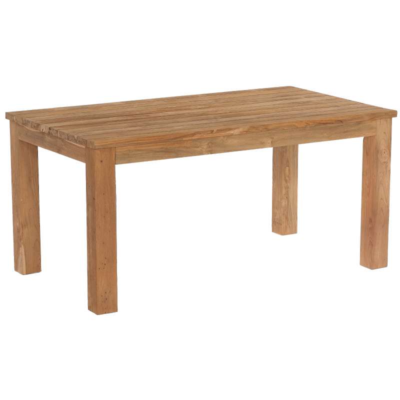 Sonnenpartner Gartentisch Charleston 160 x 90 cm Teakholz Holztisch 80050710