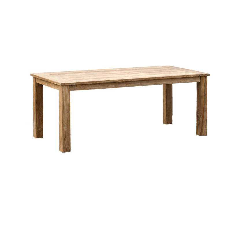 Inko Teakholz-Tisch Abacus recyceltes Teak Gartentisch Holztisch 13 Größen zur Auswahl