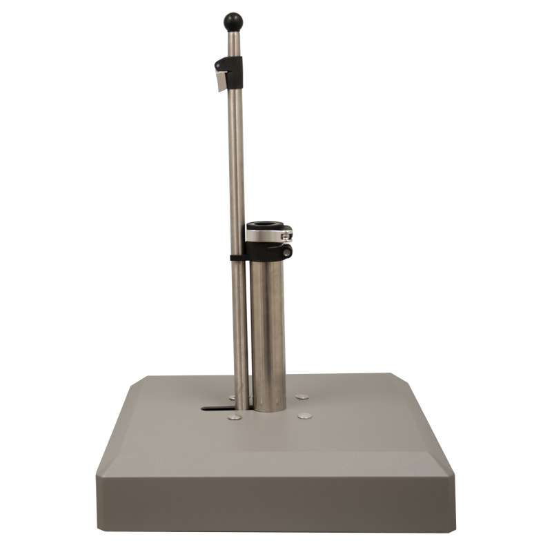 Liro Schirmständer Alu-Vario 50 K mit Schnellspannung 55 x 55 cm graphit V1K-50-03