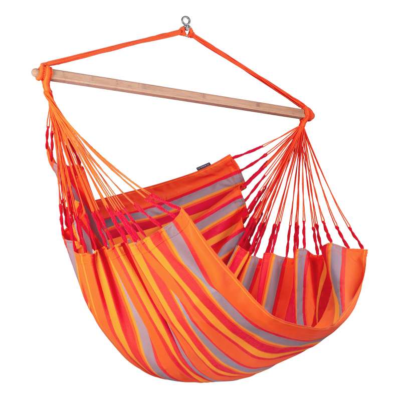 La Siesta Hängesessel Kingsize DOMINGO toucan orange Lounger Outdoor Hängestuhl