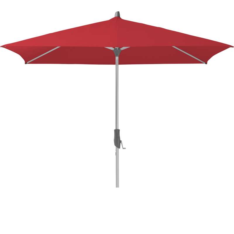 GLATZ Sonnenschirm ALU-TWIST easy 240 x 240 cm Stoffklasse 2 Chili 162