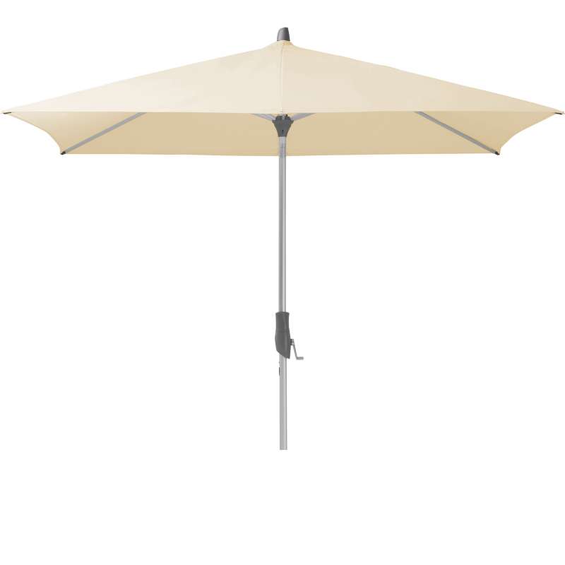 GLATZ Sonnenschirm ALU-TWIST easy 240 x 240 cm Stoffklasse 2 Eggshell 150
