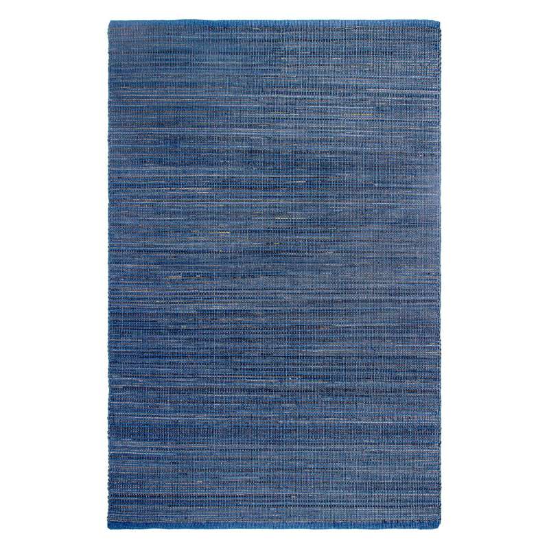 Fab Hab Outdoorteppich Kismet Indigo aus recycelten PET-Flaschen blau 60x90 cm