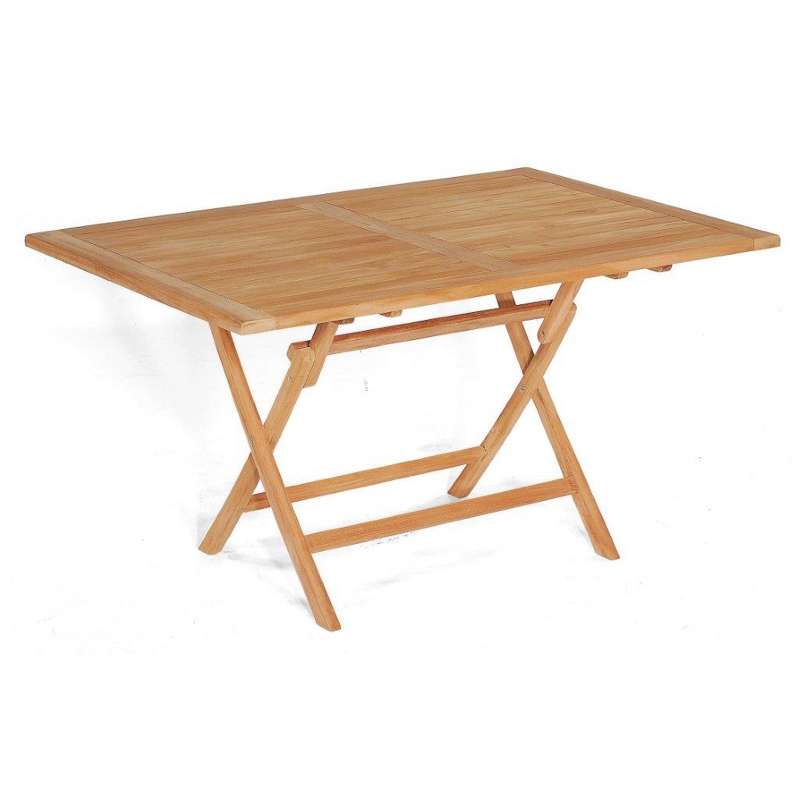 Sonnenpartner Gartentisch Klapptisch Perth 120 cm x 70 cm Teak natur 80071242