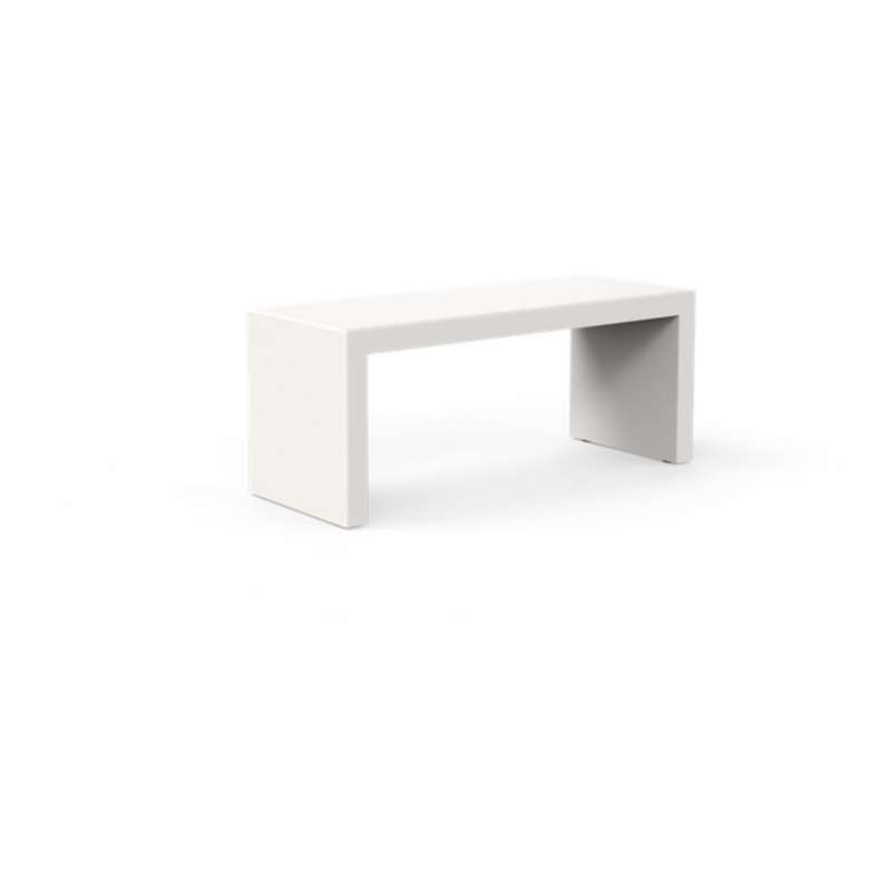 One To Sit Sitzbank Base Aluminium weiß RAL 9016 105x40x44 cm TBC105