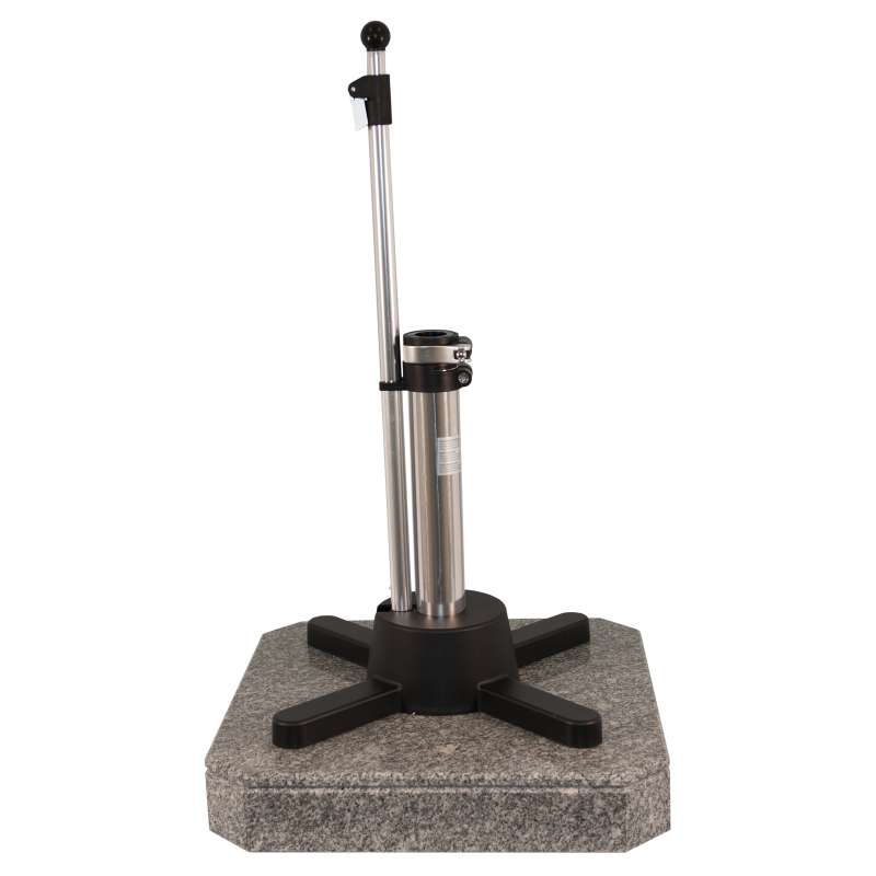 Liro Schirmständer Mini Plus 50 K mit Schnellspannung Granit 51 x 51 cm grau G50K-51-05