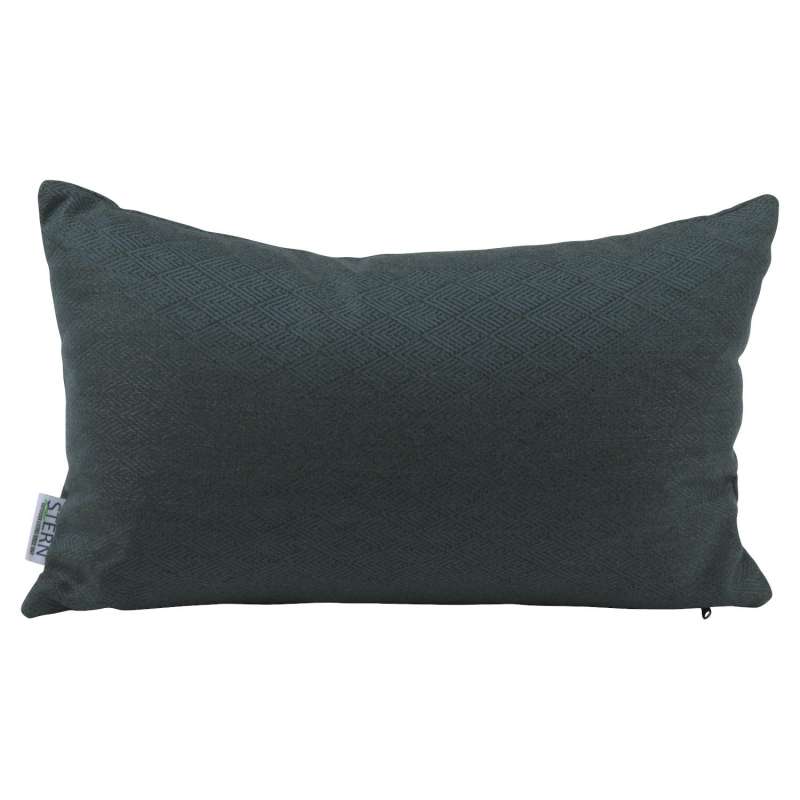 Stern Dekokissen Outdoorstoff Raute dunkelblau 35x55 cm Gartenkissen Kuschelkissen