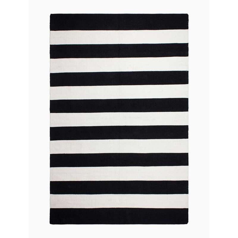 Fab Hab Nantucket Outdoorteppich 240 x 300 cm Black&White aus recycelten PET-Flaschen schwarz/weiß