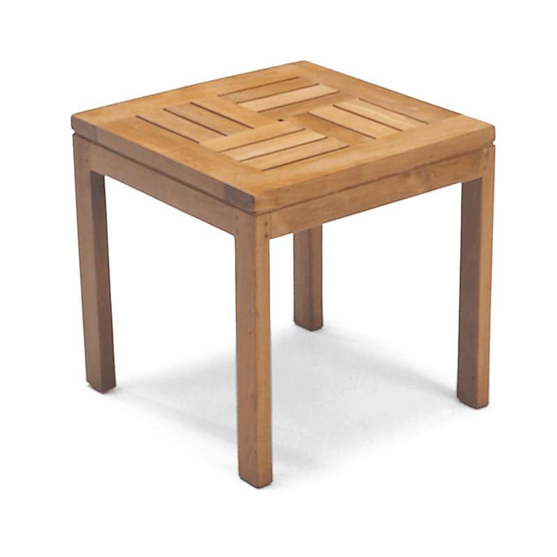 Sonnenpartner Beistelltisch Squareside 45x45 cm Teakholz Old Teak Tisch Gartentisch