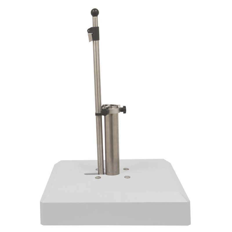 Liro Schirmständer Alu-Vario 50 S mit flexibler Klemmung 55 x 55 cm weiß V1S-50-01
