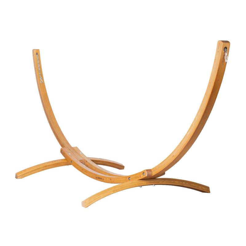 La Siesta Hängemattenständer Elipso natur Holz-Gestell für Doppel-Hängematten