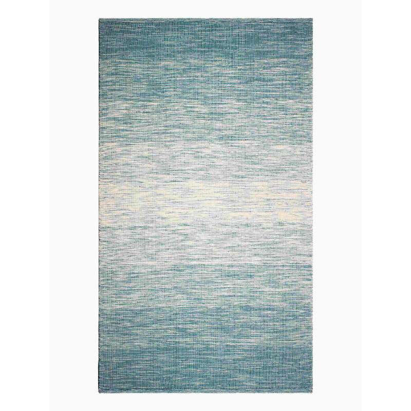 Fab Hab Outdoorteppich Stockholm Teal aus recycelten PET-Flaschen petrol 240x300 cm