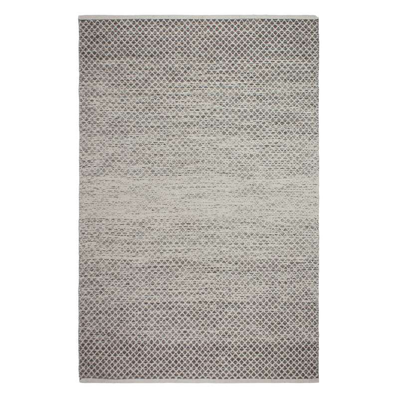 Fab Habitat Teppich Aurora Grey aus recycelter Baumwolle grau 60x90 cm