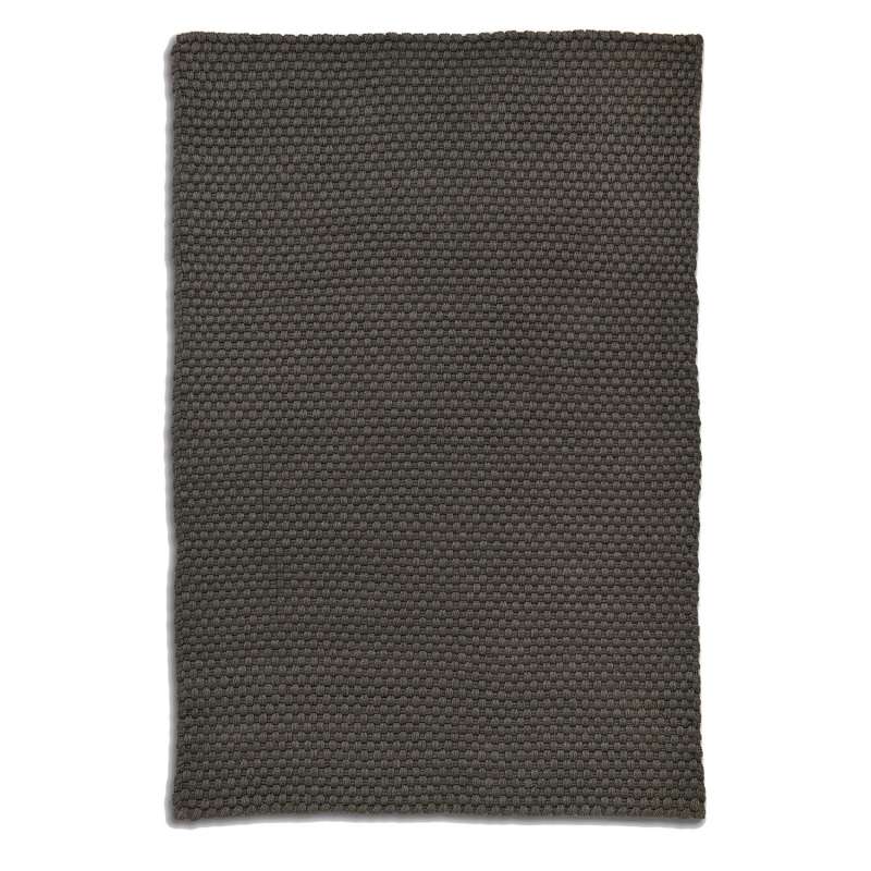 Fab Hab Outdoorteppich Asbury Charcoal aus recycelten PET-Flaschen anthrazit verschiedene Größen