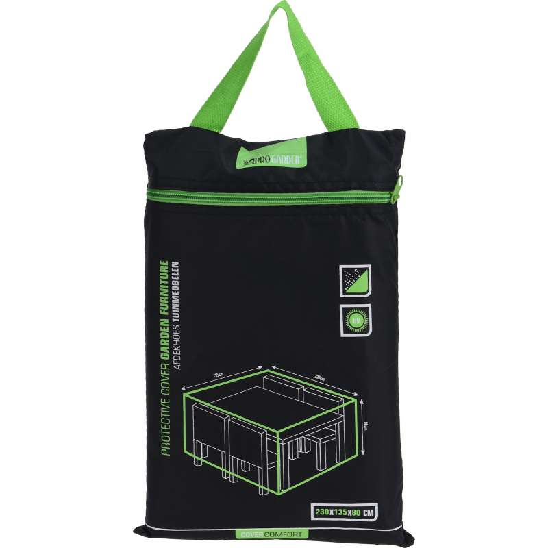 Gartenmöbel Abdeckhaube 230 x 135 x 80 cm Tischgruppenabdeckung Schutzhülle Cover
