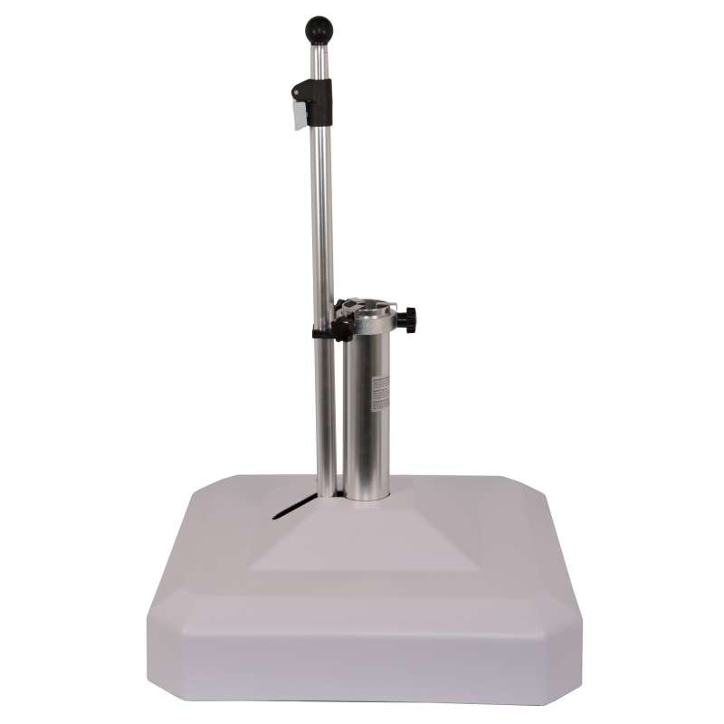 Liro Schirmständer Mini Plus 45 S mit flexibler Klemmung weiß 55 x 55 cm 45S-50-01