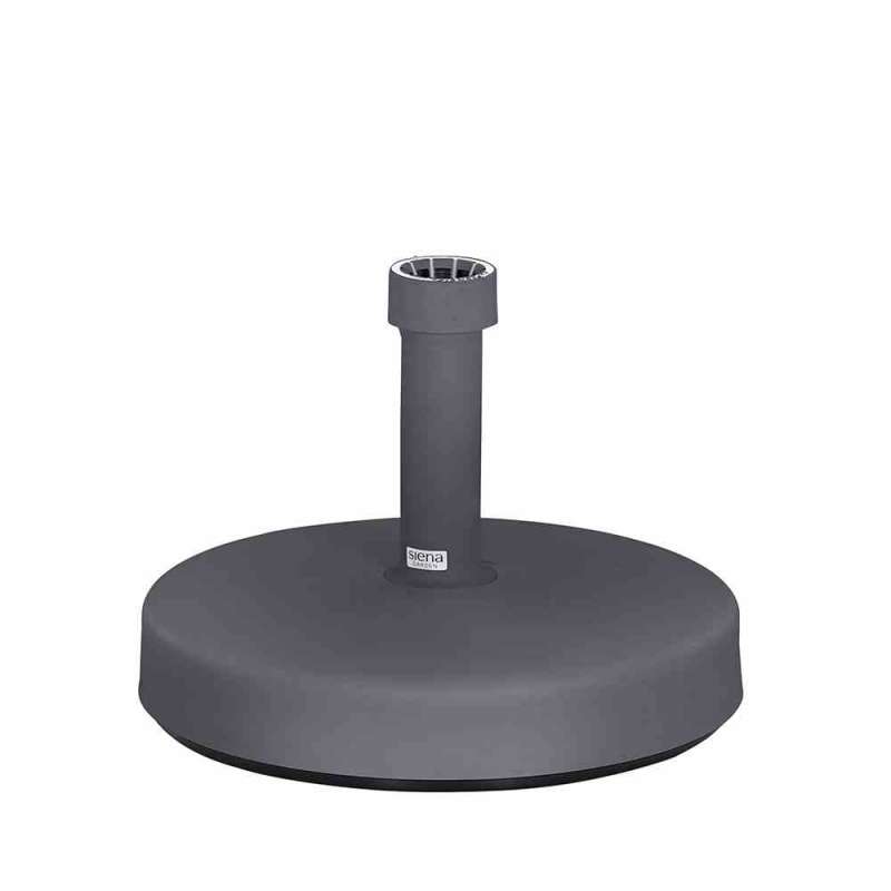 Siena Garden Schirmständer 25 KG KUNSTSTOFF BEFÜLLBAR, für Schirmstöcke Ø 21-54 mm, Ø 46x11 cm J4099